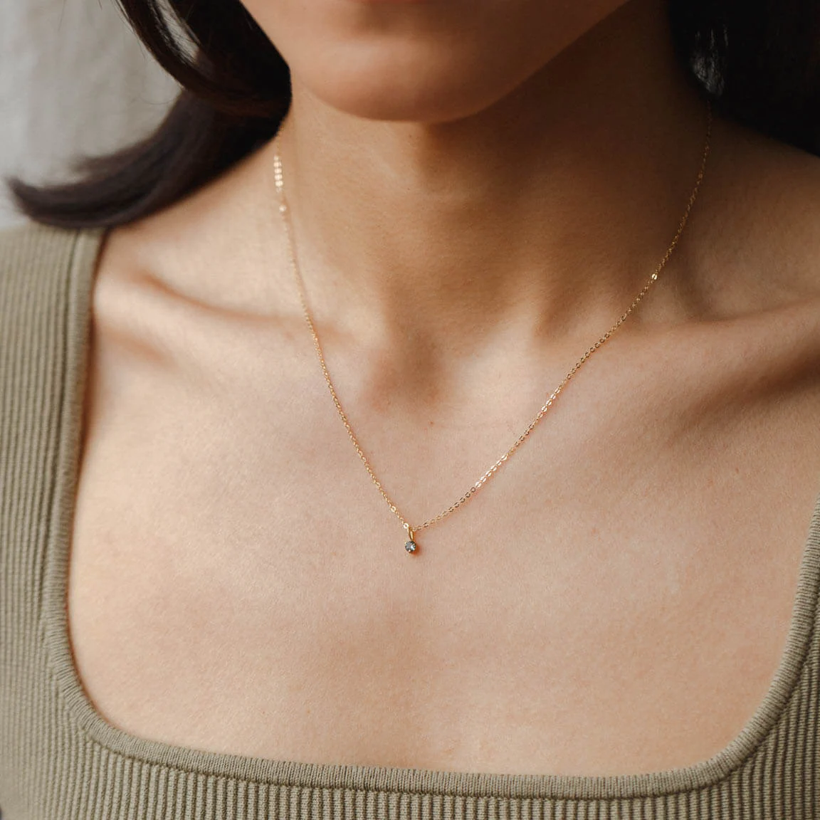 GLDN Aura Pendant Birthstone Charm Necklace - Image 7