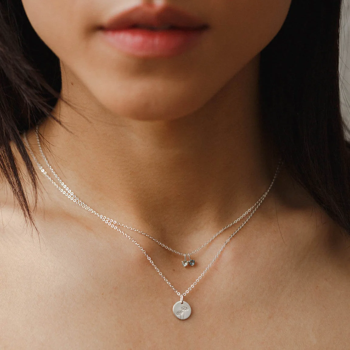 GLDN Aura Pendant Birthstone Charm Necklace - Image 8