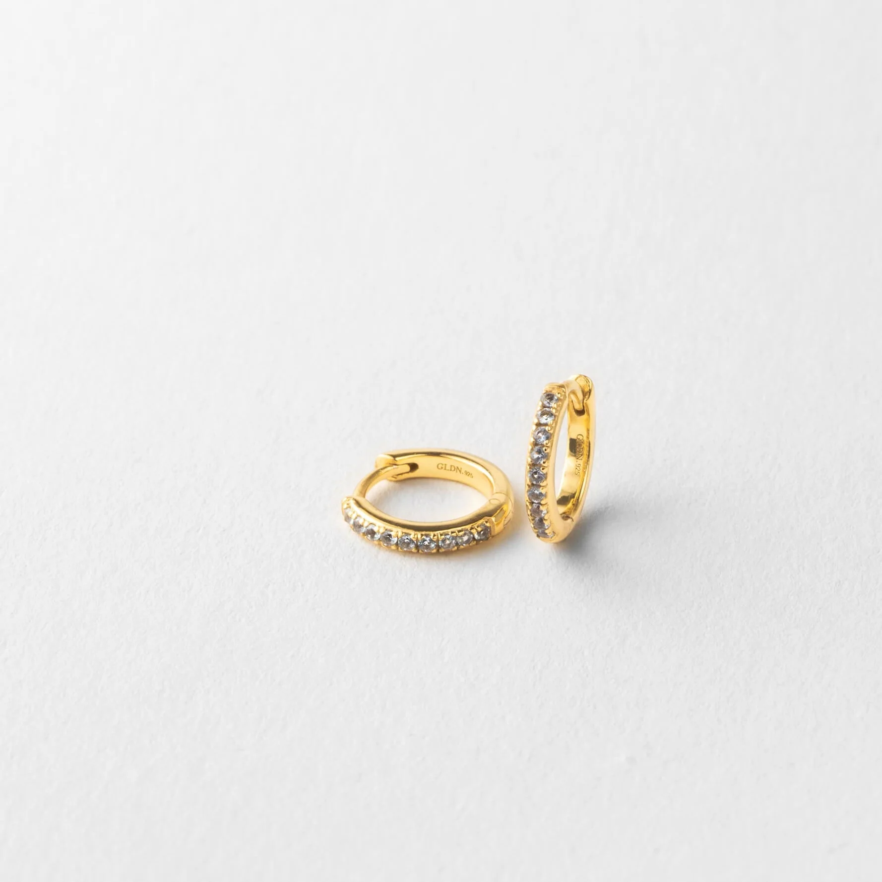 GLDN Aura Birthstone Huggie Hoops - Image 6