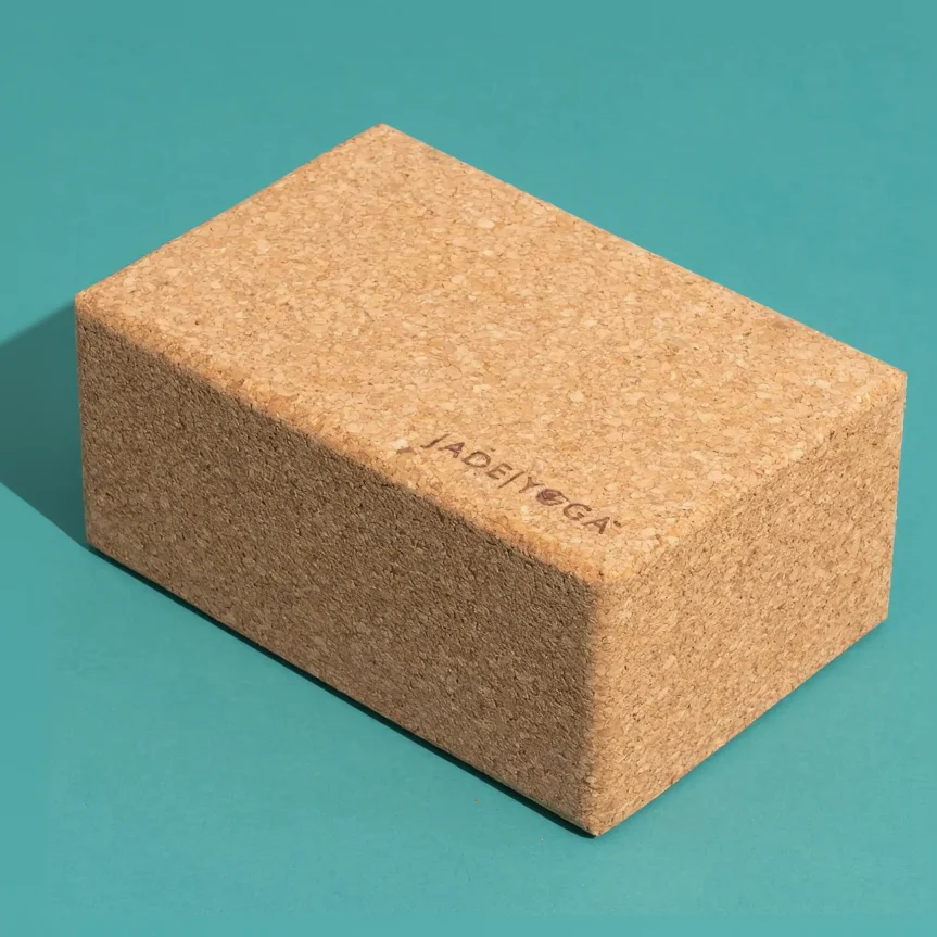 JadeYoga Cork Yoga Block - Image 2